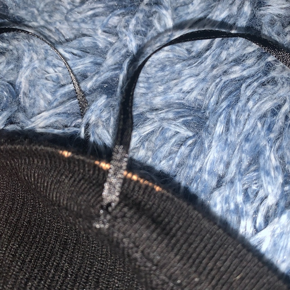Twine and String Black Ribbed Tube Top - Picture 3 of 5